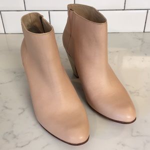 Rachel Comey Nude Wood Heeled Ankle Boots